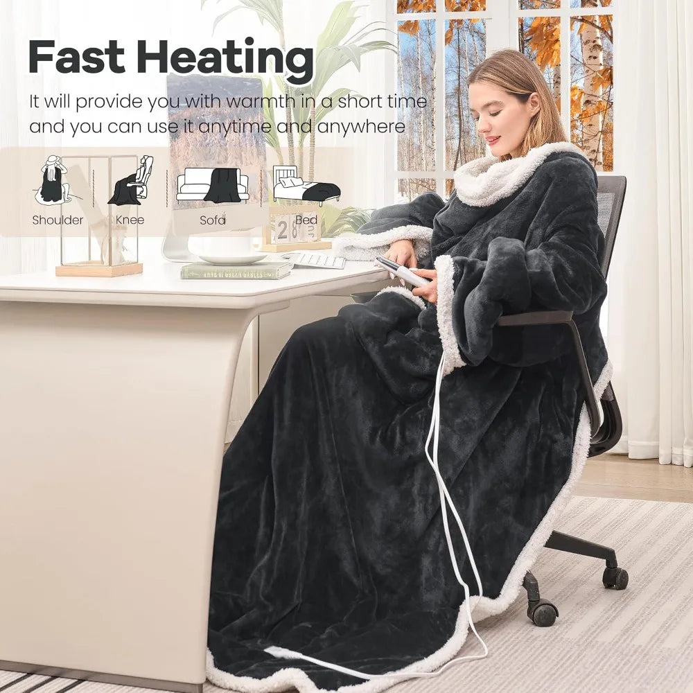 Wearable Heated Blanket